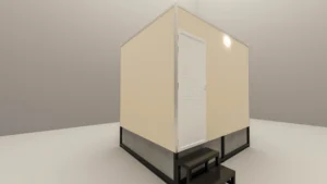 Custom Three-Cabin Modular Prefabricated Toilets