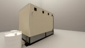Custom Four-Cabin Modular Prefabricated Toilets